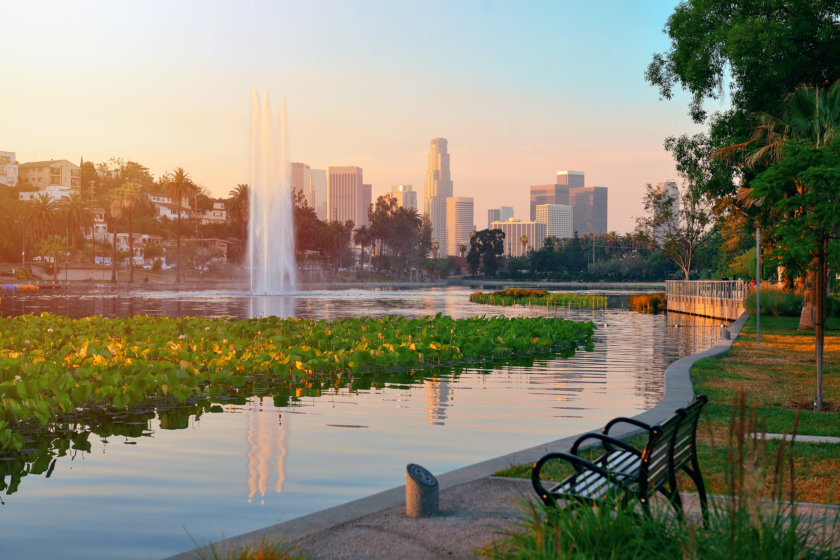 Echo Park Lake Los Angeles