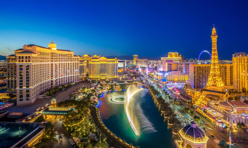 Strip Las Vegas by night