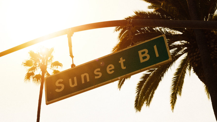 Sunset boulevard Los Angeles