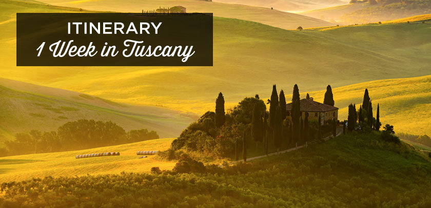 one week in Tuscany