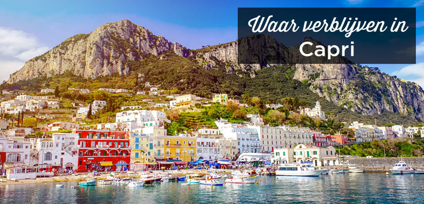 Waar verblijven in Capri