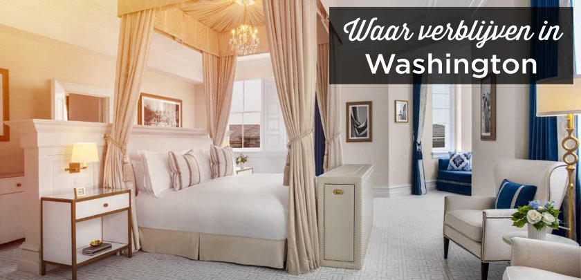 Waar verblijven in Washington? Beste wijken + Accommodatie Waar verblijven in Washington