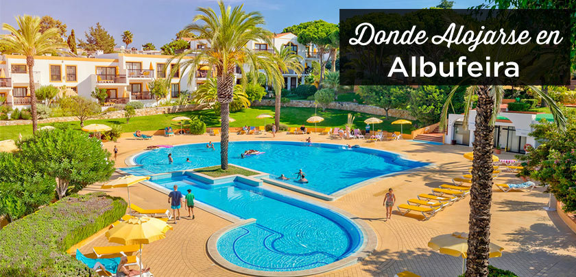 donde alojarse en Albufeira