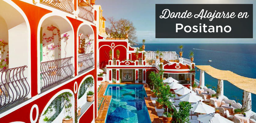 donde alojarse en Positano
