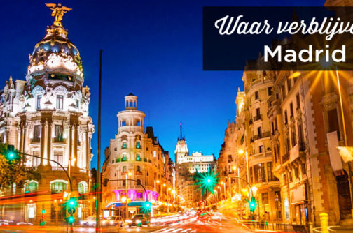 Waar verblijven in Madrid